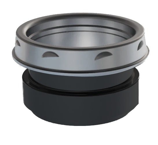 SFL 150mm FLEX SFLUE ADAPTER SATIN BLACK