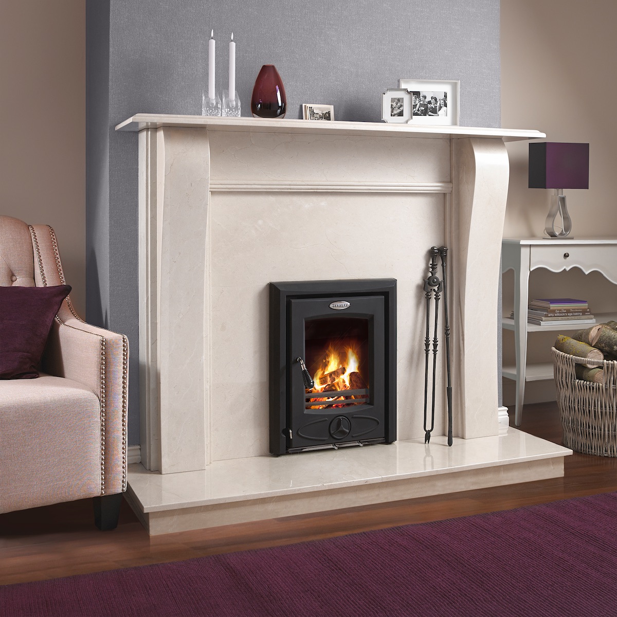 CARA ECO INSERT STOVE MATT BLACK