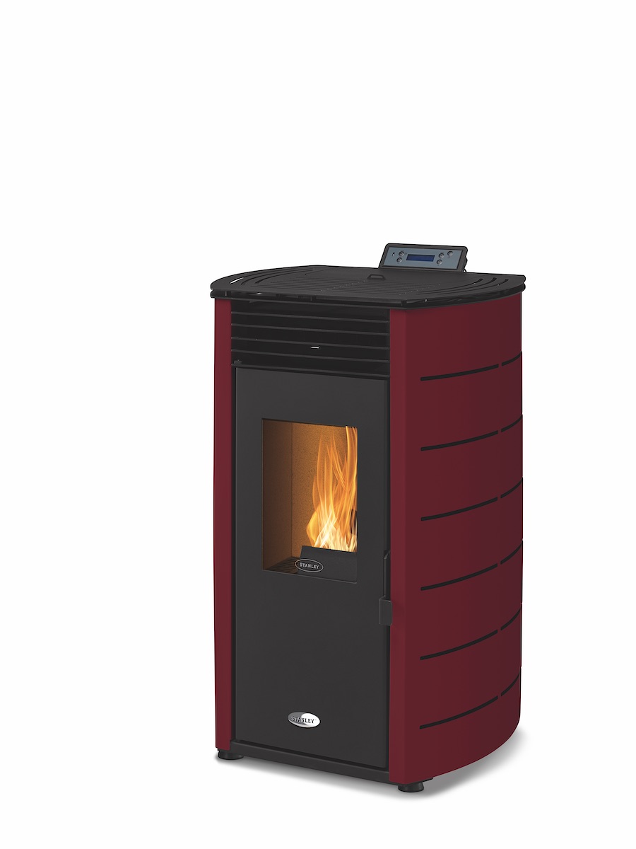 K100 SOLIS CURVE STOVE CLARET