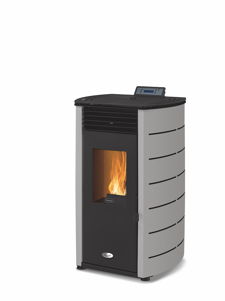 K100 SOLIS CURVE STOVE GREY