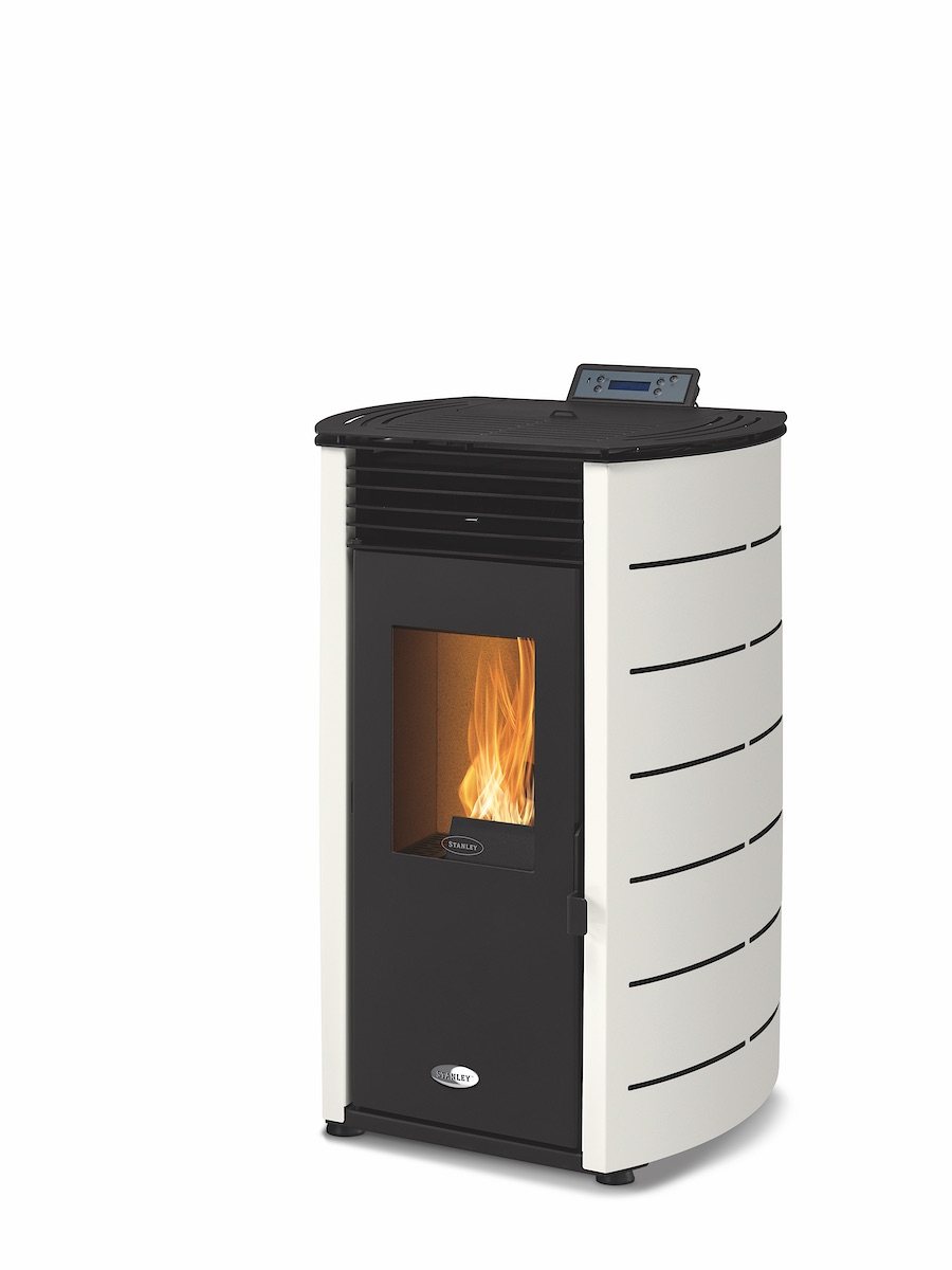 K100 SOLIS CURVE STOVE WHITE