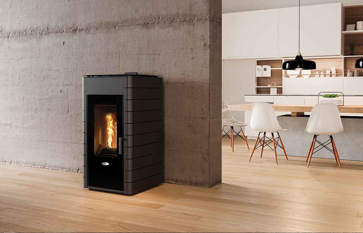 K1700+ SOLIS BOILER STOVE BLACK