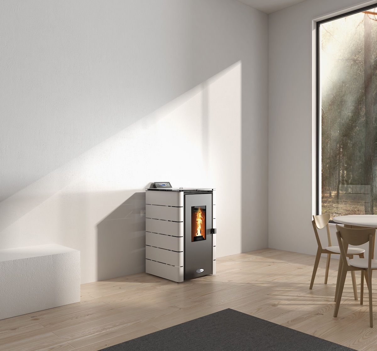 K50 SOLIS PELLET STOVE WHITE