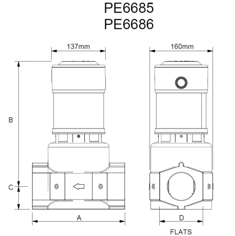 3" Screwed Powerseat Eco Gas Safety Shut-Off Valve