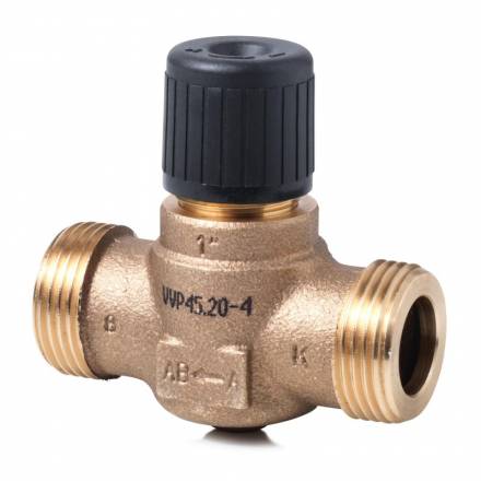 G1in 2-Port screwed bronze seat valve